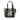Gray Burberry Beat Check Nylon Lowry Satchel