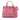 Pink Prada Vitello Daino Open Convertible Tote Satchel