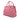 Pink Prada Vitello Daino Open Convertible Tote Satchel