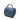 Blue Chanel Mini CC Chevron Lambskin Reversed Round Flap Satchel