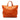Orange Gucci Leather Tote Bag