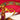 Red Hermès Festival des Amazones Silk Scarf 90 Scarves