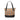 Brown Burberry Haymarket Check Canvas Tote
