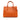Orange Prada Medium Saffiano Cuir Double Satchel