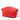 Red Bottega Veneta Nappa Intrecciato Wristlet Pouch Clutch Bag