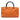 Orange Gucci Medium Calfskin Bamboo Shopper Satchel