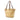 Beige Prada Large Palmitto Vitello Basket Tote - Designer Revival