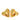 Gold Chanel CC Gold Plated Heart Clip On Earrings