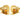 Gold Chanel CC Gold Plated Heart Clip On Earrings