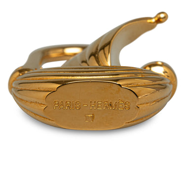 Gold Hermes L’Air De Paris Sailing Boat Cadena Lock Charm - Designer Revival