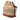 Beige Burberry Haymarket Check Coated Canvas Drawstring Bucket Bag
