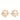 Gold Chanel Gold Plated Faux Pearl Clip On Earrings