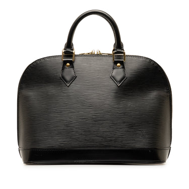 Black Louis Vuitton Epi Alma PM Handbag - Designer Revival