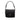 Black Prada Saffiano Trimmed Tessuto Shoulder Bag