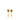 Gold Chanel Gold Plated Clover Faux Pearl Drop Earrings - Designer Revival