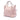 Pink Gucci Medium Guccissima Bree Fold Over Tote Satchel