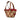 Beige LOEWE Small Raffia Animal Embroidered Anagram Basket Tote