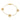 Gold Chanel Gold Plated CC Rhinestones Chain Bracelet