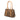 Brown Fendi Zucchino Canvas Shoulder Bag