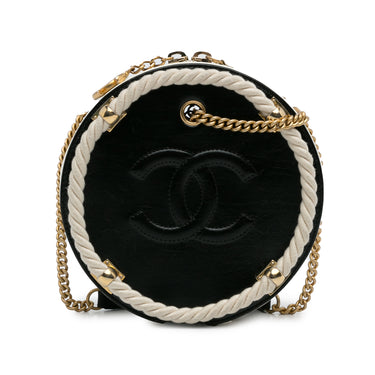 Black Chanel En Vogue Round Bag - Designer Revival