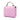 Pink Chanel Mini CC Quilted Lambskin Top Handle Clutch with Chain Satchel
