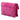 Pink Chanel CC Choco Bar Suede Beaded Chain Flap Shoulder Bag
