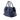 Blue Prada Glace Calf Sound Lock Satchel