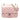 Pink Chanel Mini Square Classic Iridescent Calfskin Single Flap Crossbody Bag