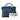 Blue Fendi Mini Calfskin Romano Selleria Peekaboo Iconic Fit Satchel - Designer Revival