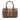 Brown Burberry Smoke Check Coated Canvas Chester Boston Bag