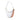 White LOEWE Anagram Leather Luna Hobo Bag