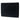 Black Saint Laurent Croc Embossed Leather Monogram Document Holder Clutch Bag