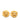 Gold Chanel CC Gold Plated Button Clip On Earrings