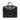 Black Bottega Veneta Intrecciato Trimmed Leather Briefcase Business Bag