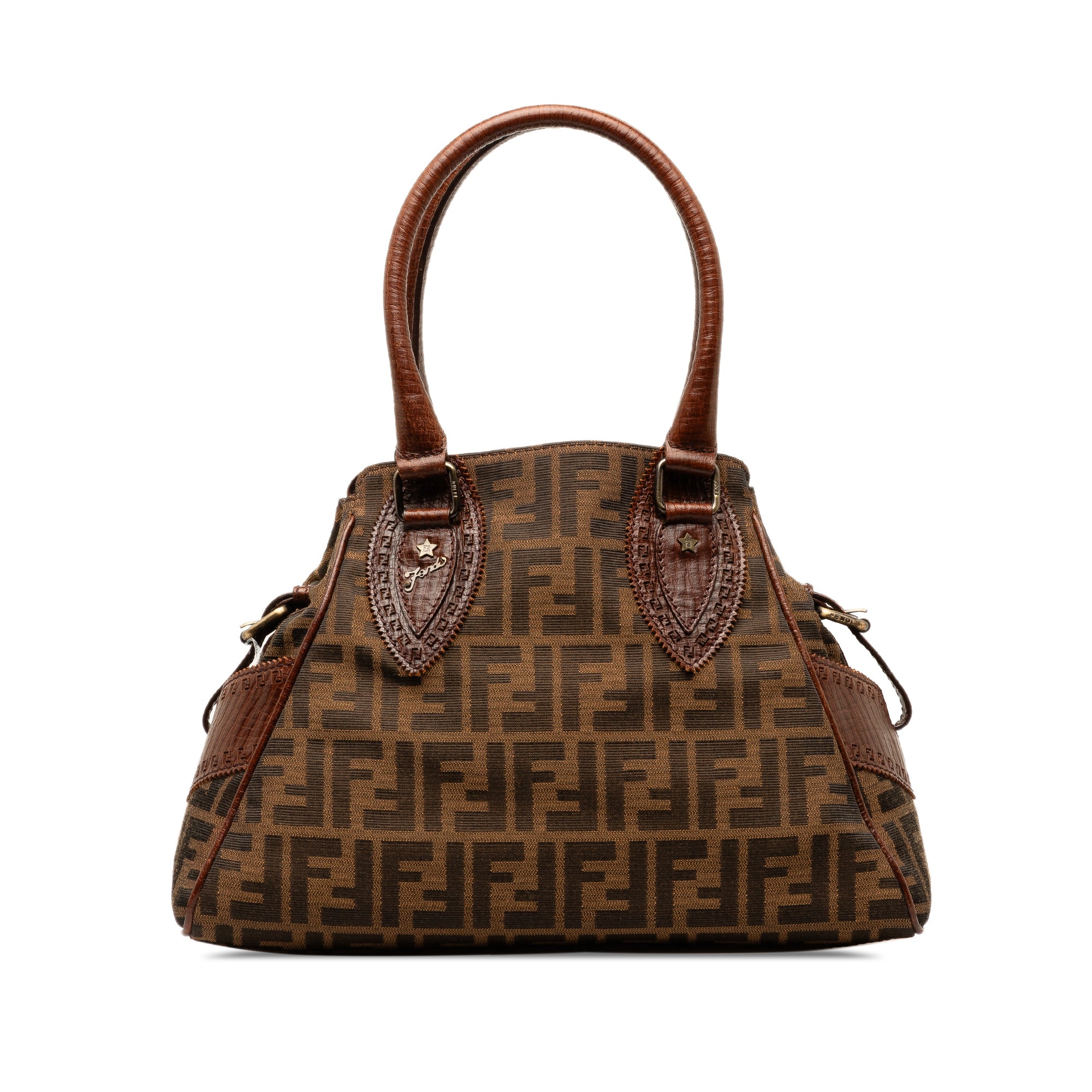 Brown Fendi Zucca Etniko Handbag - Designer Revival