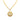 Gold Chanel Gold Plated CC Braided Round Pendant Necklace - Designer Revival