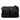 Black Prada Saffiano Trimmed Tessuto Double Zip Crossbody
