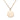 Gold Chanel CC Gold Plated and Enamel Camellia Round Pendant Necklace