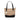 Brown Burberry Haymarket Check Canvas Handbag