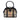 Beige Burberry Small House Check Canvas Milverton Satchel