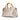 Gold Gucci Medium Calfskin Bamboo Shopper Satchel - Designer Revival