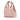 Pink Gucci Small Calfskin Bamboo Shopper Satchel - Designer Revival