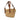 Beige LOEWE Small Raffia Anagram Basket Tote
