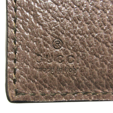 Brown Gucci GG Supreme Ophidia Small Wallet