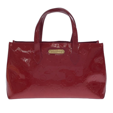 Red Louis Vuitton Monogram Vernis Wilshire PM Handbag - Designer Revival