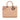 Brown Dior Large Patent Cannage Lady Dior Satchel