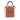 Brown Fendi Mini Leather Sunshine Shopper Tote Satchel