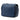 Blue Chanel Mini Square Calfskin Graphic Flap Crossbody Bag