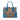 Brown Prada Saffiano Trimmed Canvas Canapa Logo Double Zip Satchel