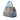 Brown Prada Saffiano Trimmed Canvas Canapa Logo Double Zip Satchel